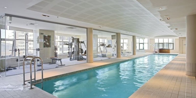 pool and gym combined